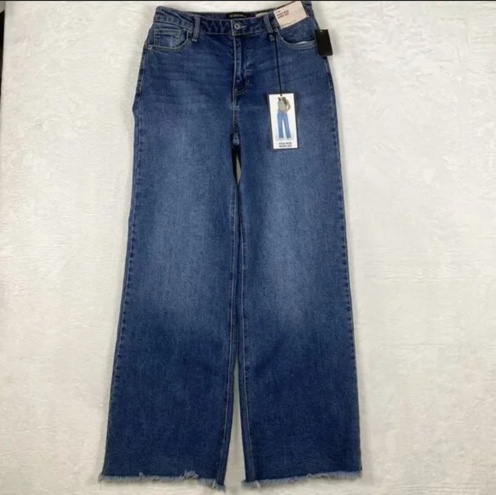 Women's BCBGenerations High Rise Wide Leg Denim Jeans Size 13/31